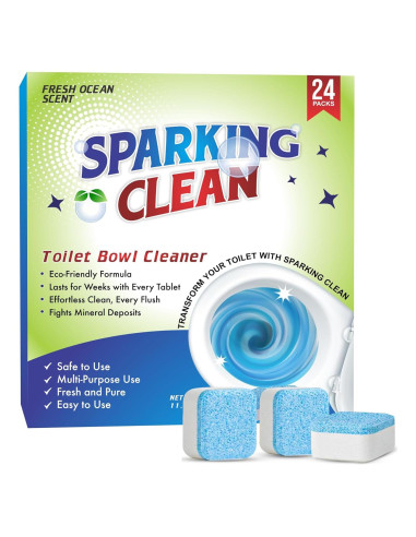 Tabletas Limpiadoras de Inodoro Bright Boutique - 24 Unidades