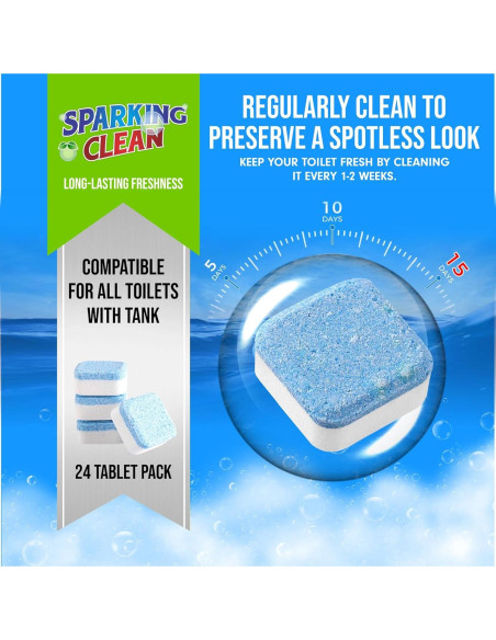 Tabletas Limpiadoras de Inodoro Bright Boutique - 24 Unidades