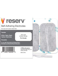 Electrodos Reutilizables Reserv 5x10 cm Autoadhesivos TENS/EMS (4 Pzs) 2