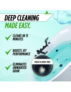 Limpiador de Bañeras Oh Yuk 16 Oz - Hidromasaje Efectivo 2