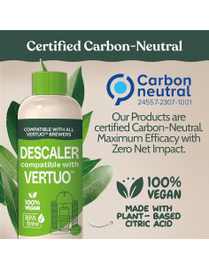 Kit de limpieza y descalcificación Roobi para Nespresso Vertuo 2