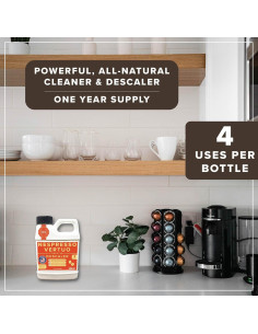 Desincrustante Tillbrook para Cafeteras Nespresso Vertuo - 1 Año Suministro 2