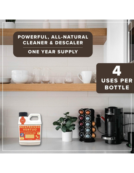 Desincrustante Tillbrook para Cafeteras Nespresso Vertuo - 1 Año Suministro