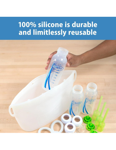 Bolsas de Esterilización de Silicona Reutilizables Dr. Brown - 5 Unidades