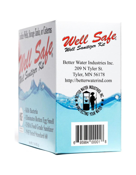 Kit de Desinfectante para Pozos Well Safe - Purificación de Agua