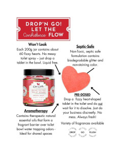 Bolas efervescentes para inodoro Wabi Whiffs Noche de cristal 60 unidades 2