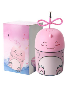 Limpiador de Inodoro Rilafuvu Dinosaurio Rosa Automático 90 Días