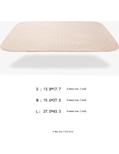 Sábana Impermeable de Algodón Natural Babyhood 70x90 cm