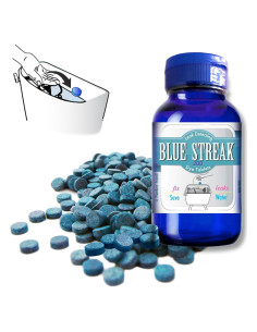 Tabletas de Detección de Fugas Azul Blue Streak - 200 Unidades
