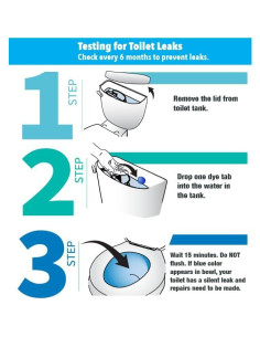 Tabletas de Detección de Fugas Azul Blue Streak - 200 Unidades 2