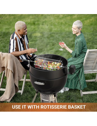 onlyfire Kit Rotisserie para Parrilla Weber 22.5" Carbón