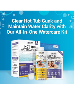 Kit de Cuidado del Agua para Spa Bio Ouster 3en1 532ml 2