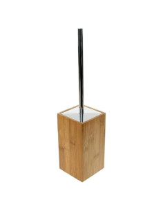 Soporte para Cepillo de Inodoro Gedy PO33-35 Cuadrado Bambú