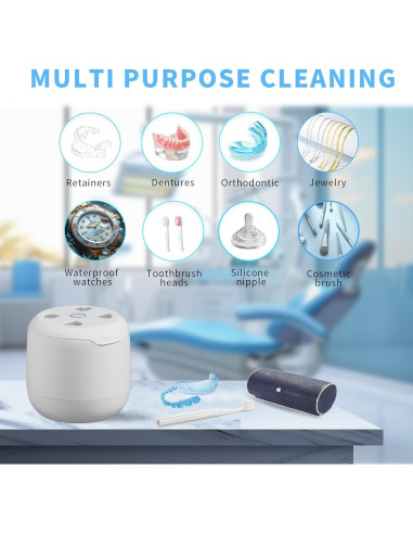 Limpiador Ultrasónico ZONIX 300ML para Retenedores y Joyería