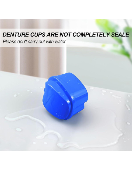 Estuche para Dentaduras EZEELAI con Canasta Drenaje y 2 Cepillos Estuche para Dentaduras EZEELAI con Canasta Drenaje y 2 Cepillos