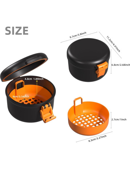 Estuche Limpiador a Prueba de Fugas ARGOMAX para Dentaduras