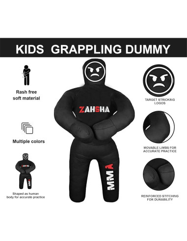 Muñeco de Grappling Zahsha MMA 100cm Lona Premium Entrenamiento