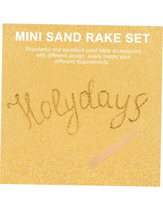 Set de 12 Mini Rastrillos de Jardín FAVOMOTO para Arena Zen 2