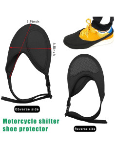 Protector de Zapatos de Motocicleta Gasedin Antideslizante 1 Pcs 2