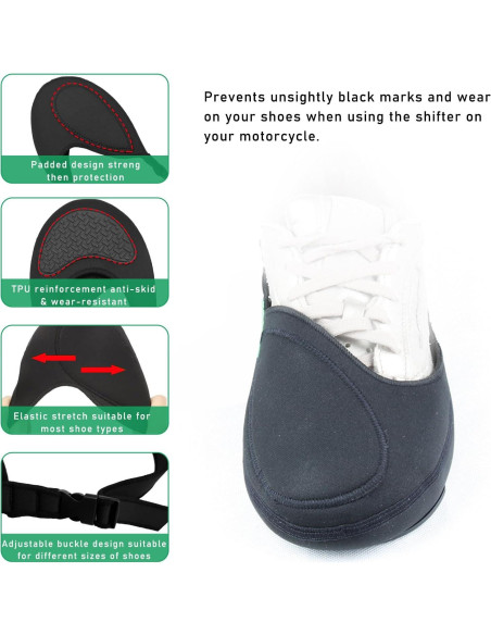 Protector de Zapatos de Motocicleta Gasedin Antideslizante 1 Pcs