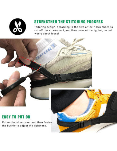 Protector de Zapatos de Motocicleta Gasedin Antideslizante 1 Pcs