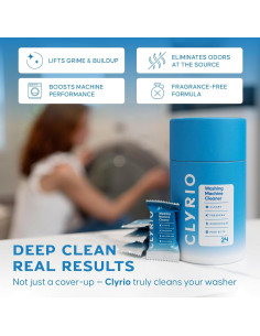 Limpiador de Lavadora Clyrio - 24 Tabletas Concentradas 2