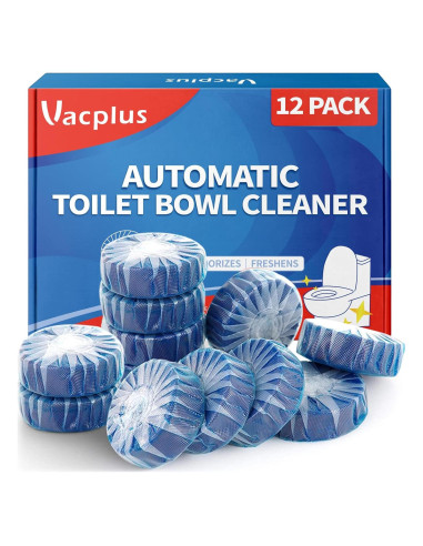 Tabletas Limpiadoras para Inodoro Vacplus - 12 Paquetes