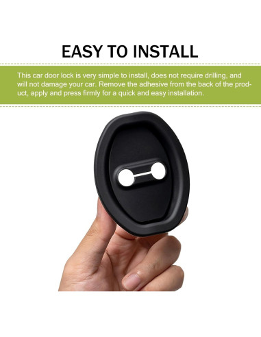 Protector de Cerradura de Puerta de Coche nodteem 2 PCS Silicona