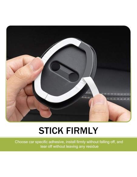 Protector de Cerradura de Puerta de Coche nodteem 2 PCS Silicona