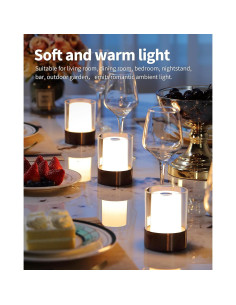 Lámpara de Mesa LED Inalámbrica NEWSEE 10.5cm 3 Brillos 2