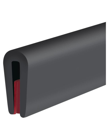 Bisel de goma autoadhesivo Protalwell 10 pies negro EPDM