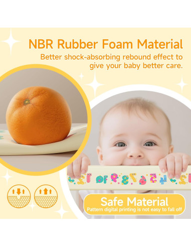 Protector de Bordes para Bebé Lonlown 2m Espuma Amarillo