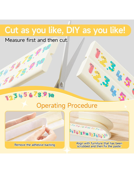 Protector de Bordes para Bebé Lonlown 2m Espuma Amarillo