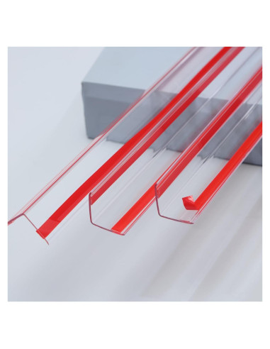 Protecciones de esquina L Trimold 0.9m x 3cm Transparentes (3Pcs)