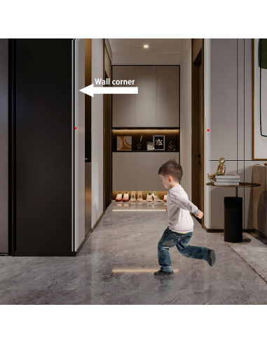 Protecciones de esquina L Trimold 0.9m x 3cm Transparentes (3Pcs)