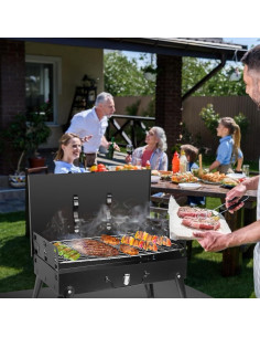 Parrilla de Carbón Plegable Zorpupoa 2.04 kg 3 Niveles 2