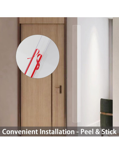 Protectores de Esquinas Transparentes Coengwui 3Pcs 0.88m L