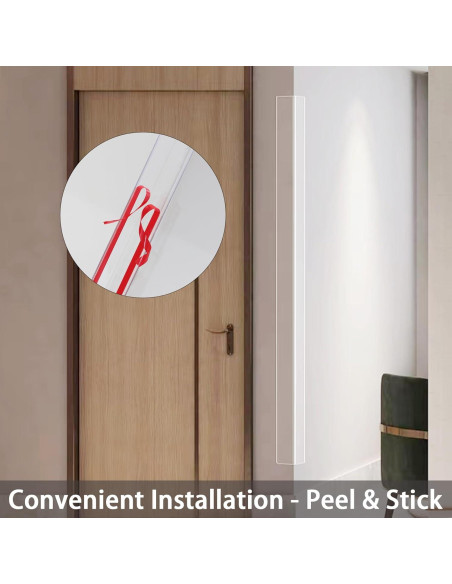 Protectores de Esquinas Transparentes Coengwui 3Pcs 0.88m L