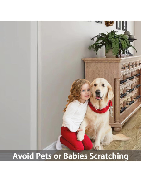 Protectores de Esquinas Transparentes Coengwui 3Pcs 0.88m L