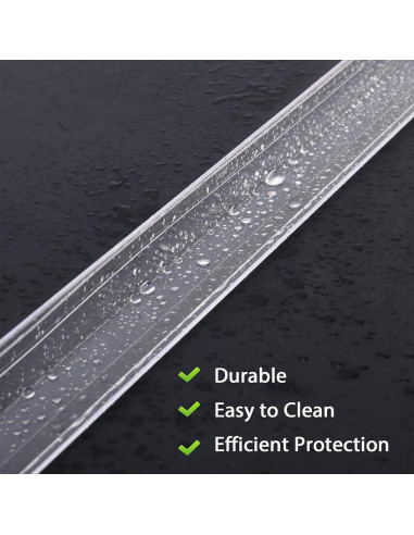 Protectores de Esquinas Transparentes Coengwui 3Pcs 0.88m L