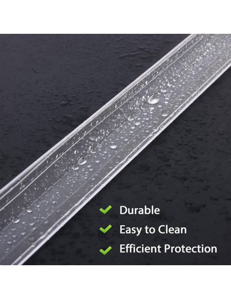 Protectores de Esquinas Transparentes Coengwui 3Pcs 0.88m L