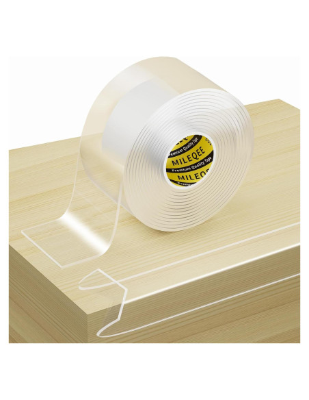 Cinta Protectora de Bordes MILEQEE 5cm x 3m Transparente