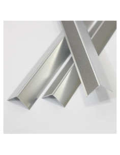Protectores de Esquinas de Aluminio Coengwui 3Pcs 0.88m Plata Mate
