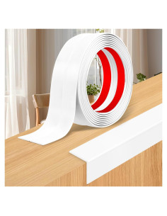 Protector de Esquina Autoadhesivo EYAYEN 2 cm x 3 m Blanco