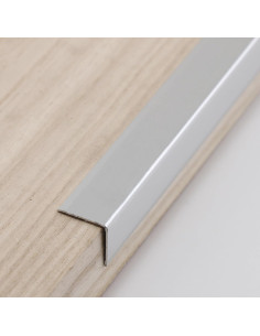 Protectores de Esquinas de Aluminio Coengwui 3Pcs 0.88m Plata Mate 2