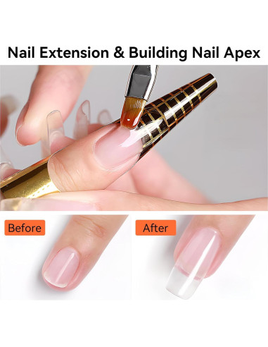 Kit de Gel Constructor Transparente Makartt 30g - Uñas Duraderas