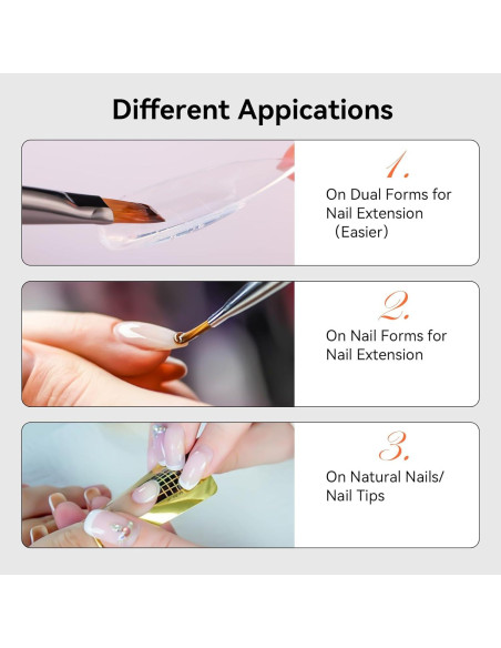 Kit de Gel Constructor Transparente Makartt 30g - Uñas Duraderas