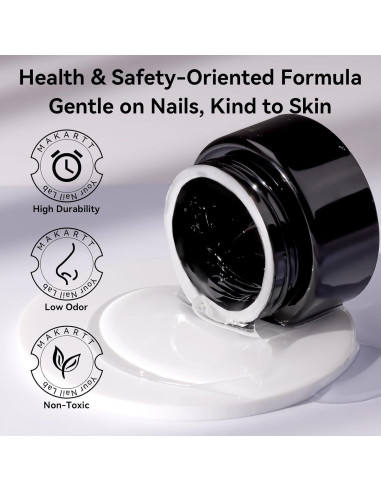 Kit de Gel Constructor Transparente Makartt 30g - Uñas Duraderas