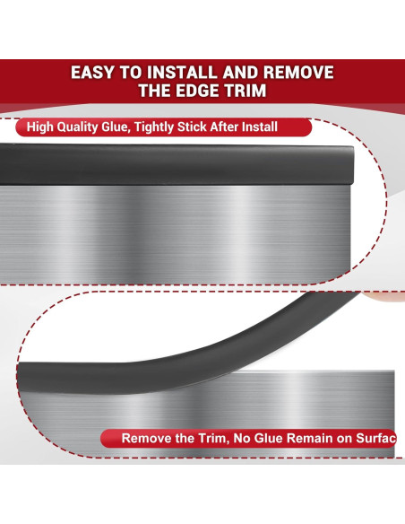 Bisel de Goma EPDM Autoadhesivo Negro 1/16" x 3.05m YANRUIPRO