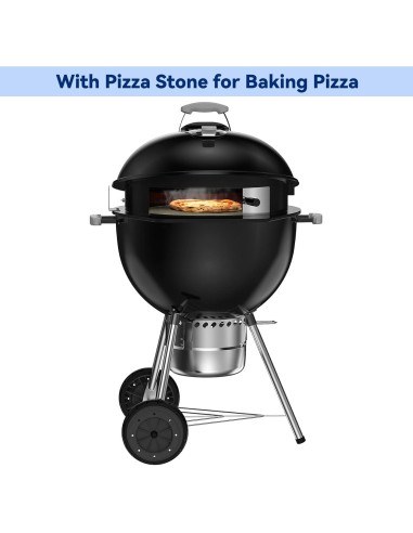 Kit Rotisserie 2 en 1 Skyflame con Anillo para Pizza 57 cm
